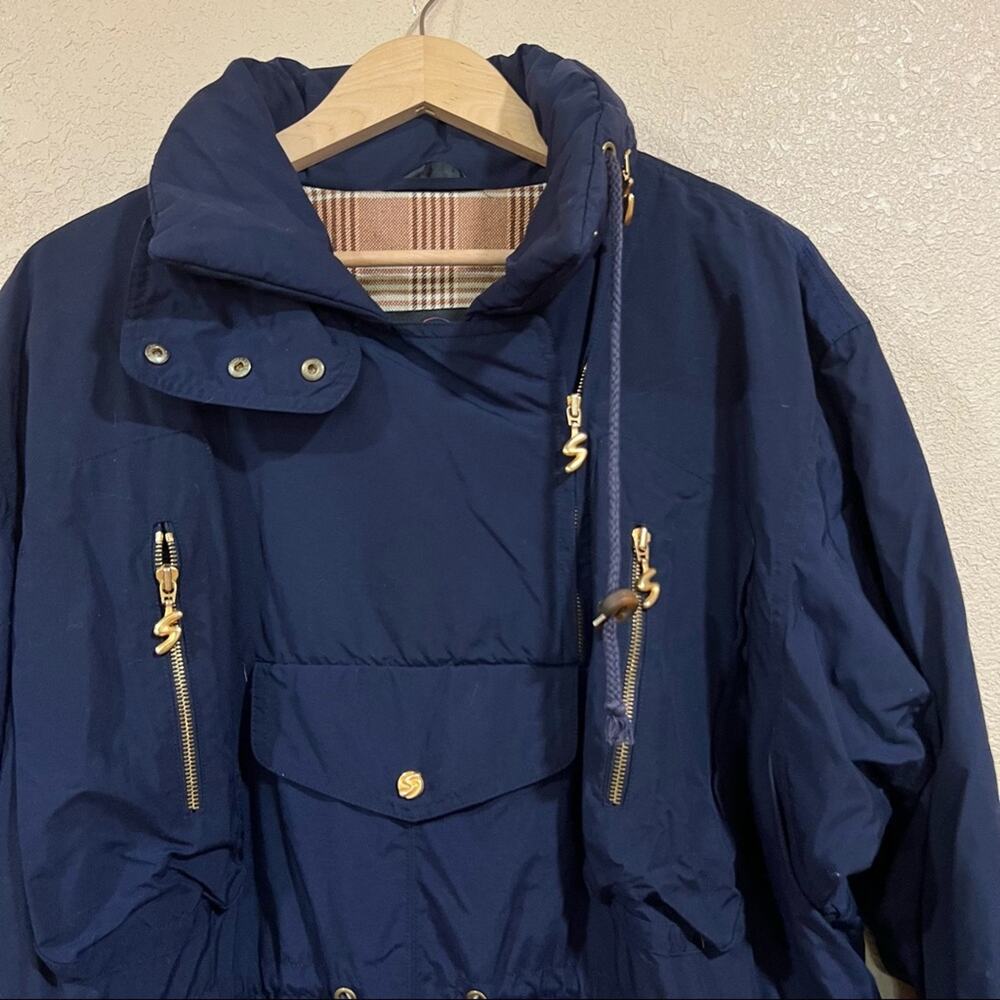Bogner navy blue anorak pullover winter jacket - Picture 2 of 10